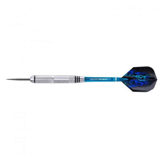Harrows dartpijlen Blaze Inox Steel steeltip blauw
