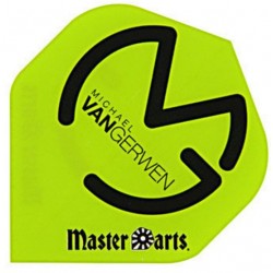 Masterdarts Michael van Gerwen Flights Green Logo
